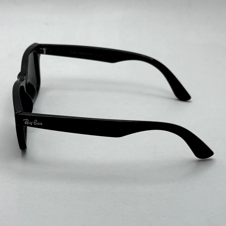 تصویر عینک آفتابی ویفرر ریبن reyban شیشه سنگ مشکی براق عدسی مشکی سایز 50 به همراه پک کامل اورجینال RB 2140