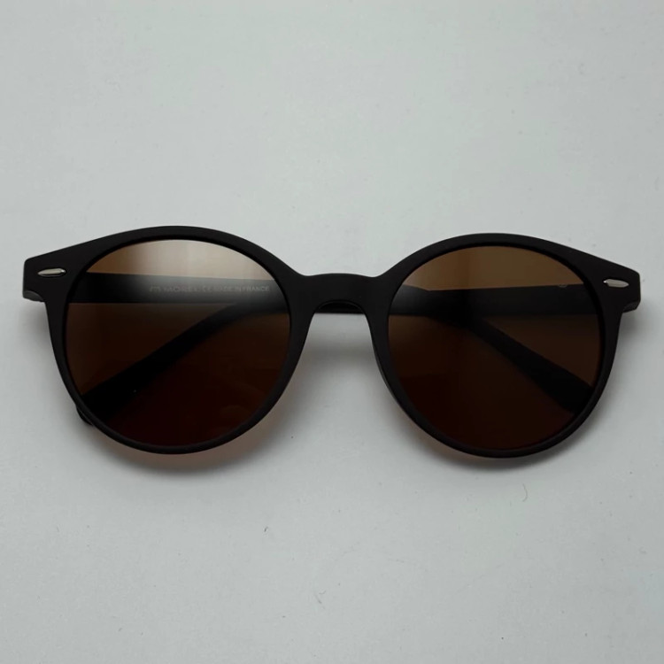 تصویر عینک آفتابی پلاریزه اوگا مورل OGA MOREL گرد قهوه ای