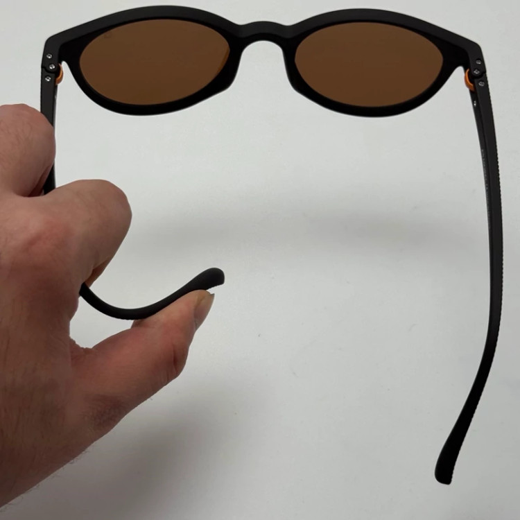 تصویر عینک آفتابی پلاریزه اوگا مورل OGA MOREL گرد قهوه ای