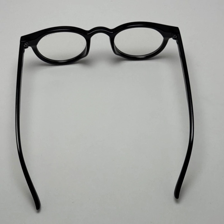 تصویر فریم عینک طبی بلوکات گوچی GUCCI گرد مشکی