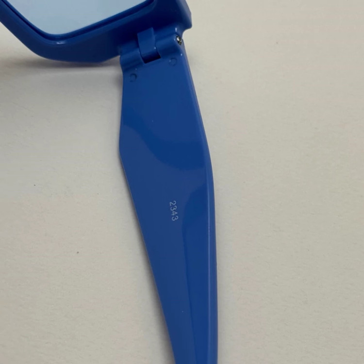 تصویر عینک آفتابی و شب پرادا PRADA مستطیلی آبی کد 2343