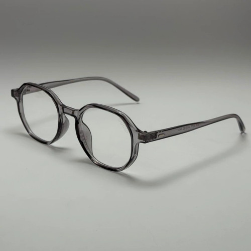 تصویر فریم عینک طبی بلوکات گوچی GUCCI شش ضلعی طوسی