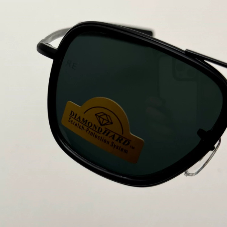 تصویر عینک آفتابی خلبانی فیوژن رندولف شیشه سنگ آنتی رفلکس تمام مشکی فول پک RANDOLPH FUSION 24K