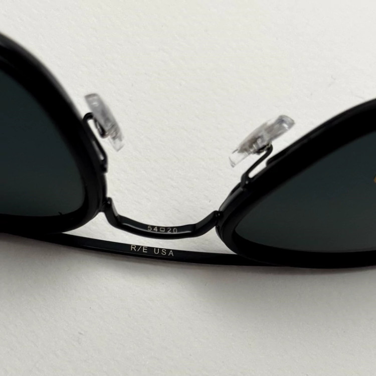 تصویر عینک آفتابی خلبانی فیوژن رندولف شیشه سنگ آنتی رفلکس تمام مشکی فول پک RANDOLPH FUSION 24K