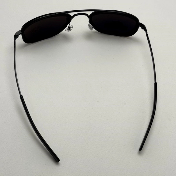 تصویر عینک آفتابی خلبانی فیوژن رندولف شیشه سنگ آنتی رفلکس تمام مشکی فول پک RANDOLPH FUSION 24K