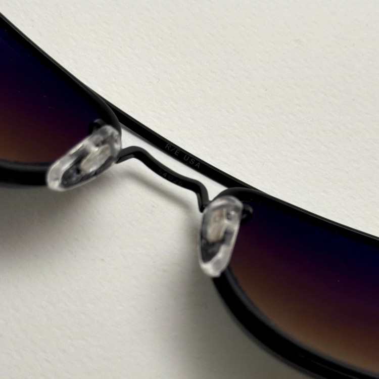 تصویر عینک آفتابی خلبانی فیوژن رندولف شیشه سنگ آنتی رفلکس تمام مشکی فول پک RANDOLPH FUSION 24K