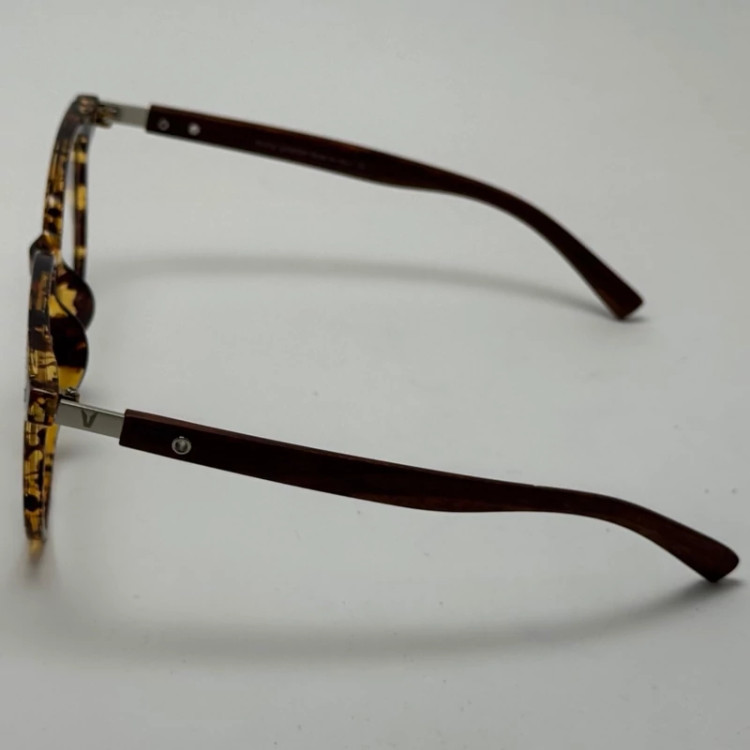 تصویر فریم عینک بلوکات طبی جنتل مانستر TR 8979 رنگ هاوانا به همراه کاور پارچه ای و دستمال