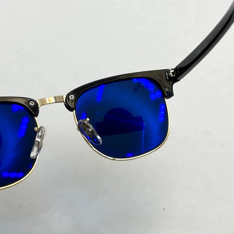 تصویر عینک آفتابی ریبن reyban کلاب مستر شیشه سنگ مشکی rb 3016 به همراه پک کامل اورجینال