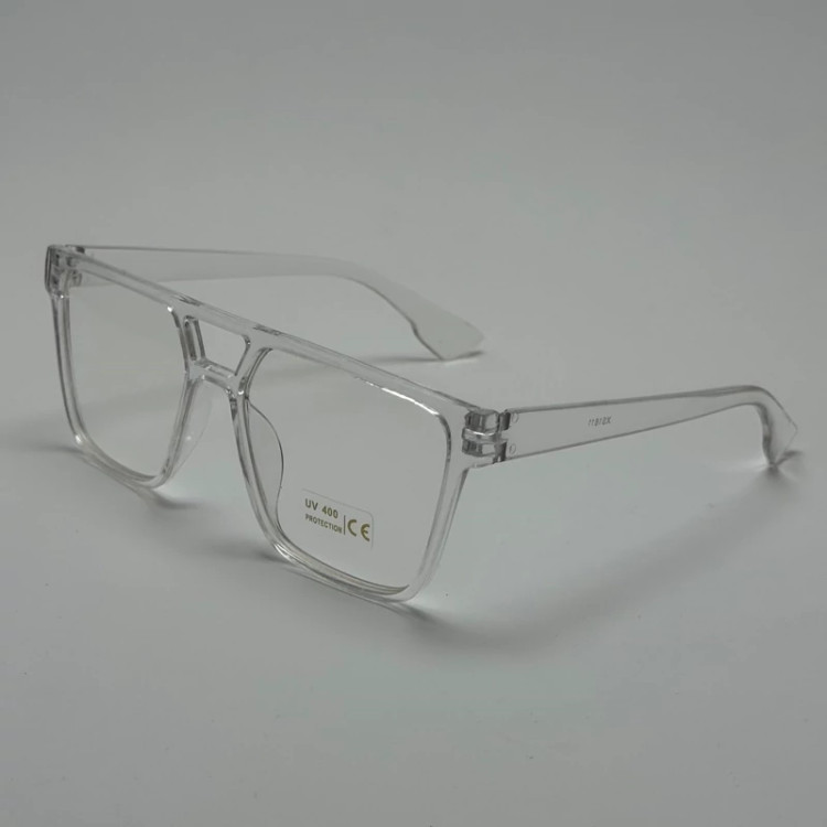 تصویر عینک شب شفاف کریستالی کد 16