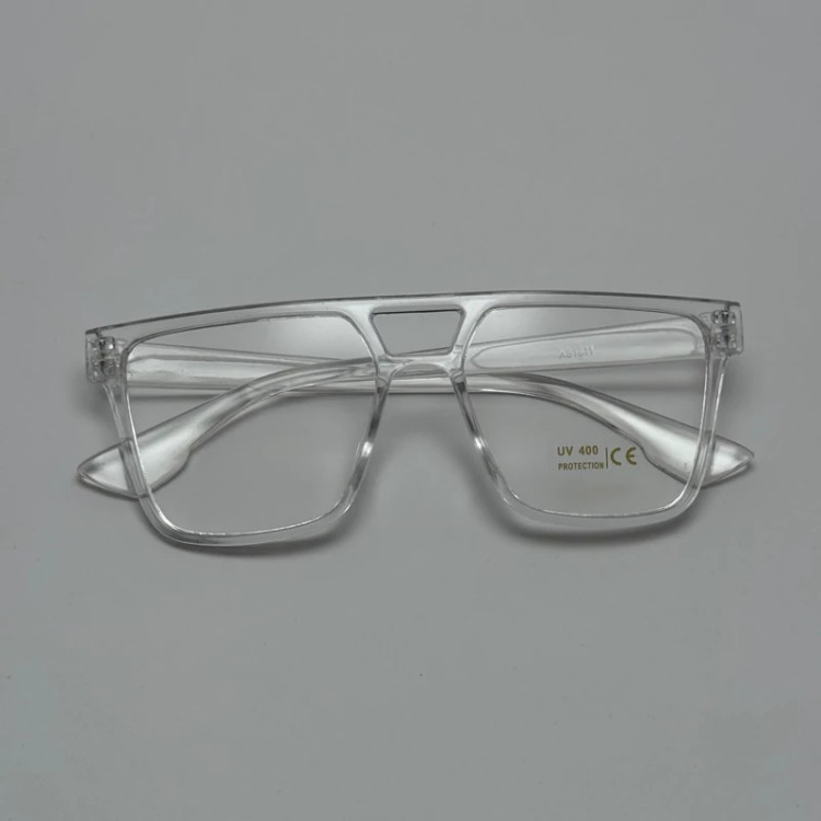 تصویر عینک شب شفاف کریستالی کد 16