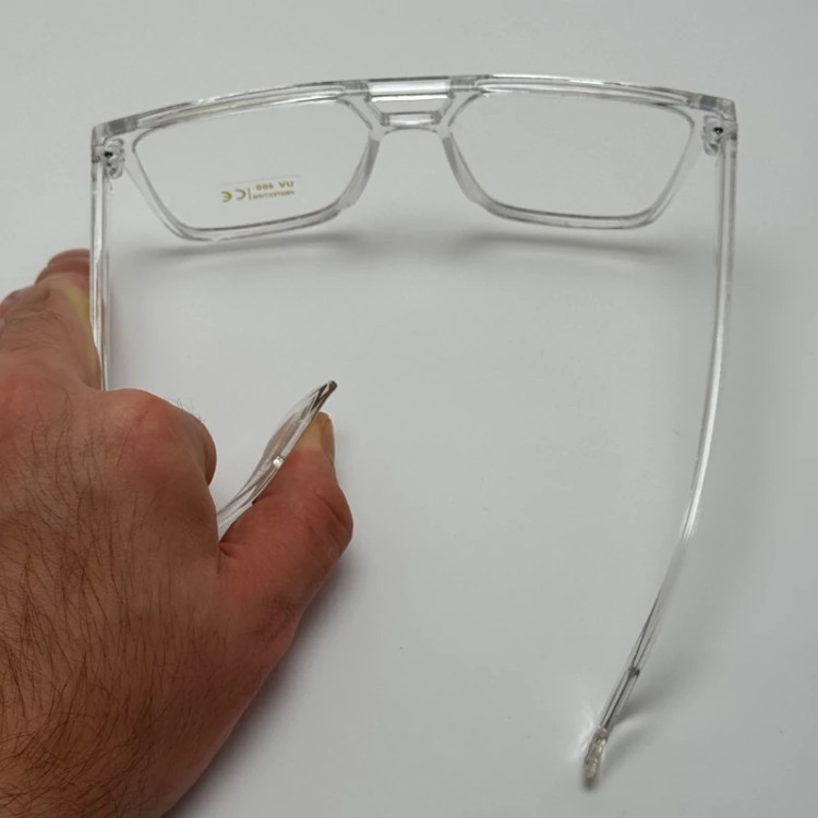 تصویر عینک شب شفاف کریستالی کد 16