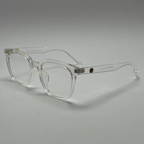 تصویر فریم عینک بلوکات طبی دیور DIOR کریستالی tr90 نرم و سبک به همراه کاور پارچه ای و دستمال - عینک کار با کامپیوتر و موبایل