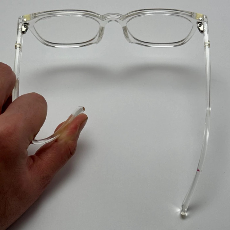 تصویر فریم عینک بلوکات طبی دیور DIOR کریستالی tr90 نرم و سبک به همراه کاور پارچه ای و دستمال - عینک کار با کامپیوتر و موبایل