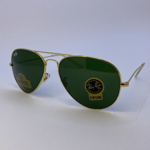 تصویر عینک ریبن خلبانی شیشه سنگ با پک کامل ریبن