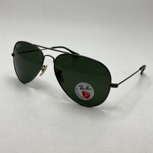 تصویر عینک آفتابی ریبن خلبانی شیشه سنگ پلاریزه مشکی RB 3025 ایتالیایی فول پک اورجینال