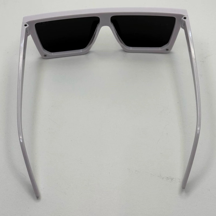 تصویر عینک آفتابی ysl سفید آیینه ای کد 2001