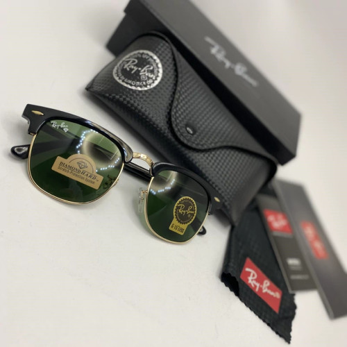 تصویر عینک آفتابی ریبن کلاب مستر شیشه سنگ سبز RB3016