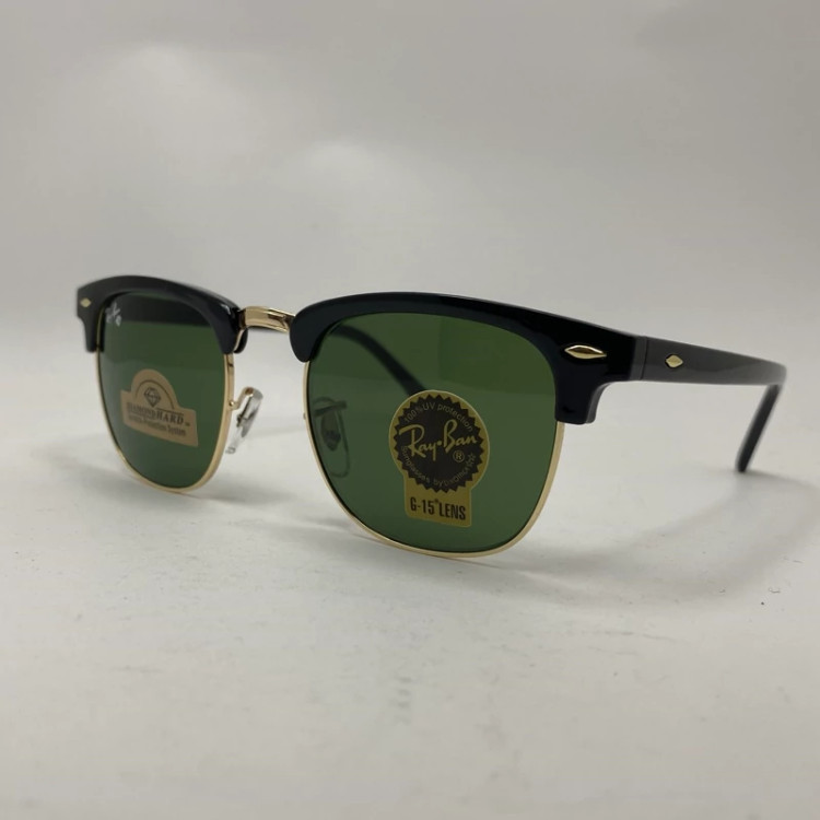 تصویر عینک آفتابی ریبن کلاب مستر شیشه سنگ سبز RB3016