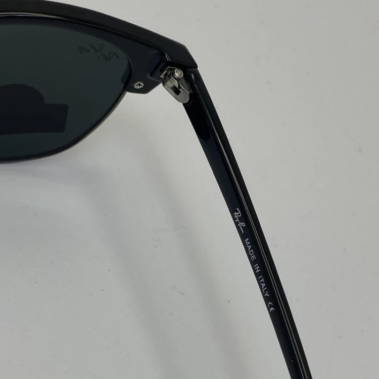 تصویر عینک ریبن rayban کلاب مستر شیشه سنگ مشکی RB 3016 با پک کامل ریبن (جعبه،کیف،دستمال نانو،شناسنامه،کاتالوگ)