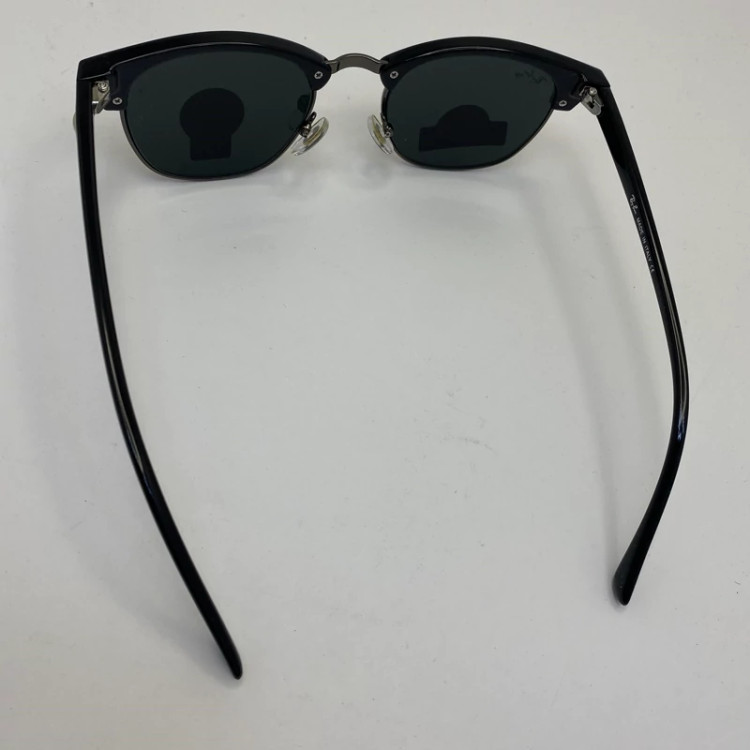 تصویر عینک ریبن rayban کلاب مستر شیشه سنگ مشکی RB 3016 با پک کامل ریبن (جعبه،کیف،دستمال نانو،شناسنامه،کاتالوگ)