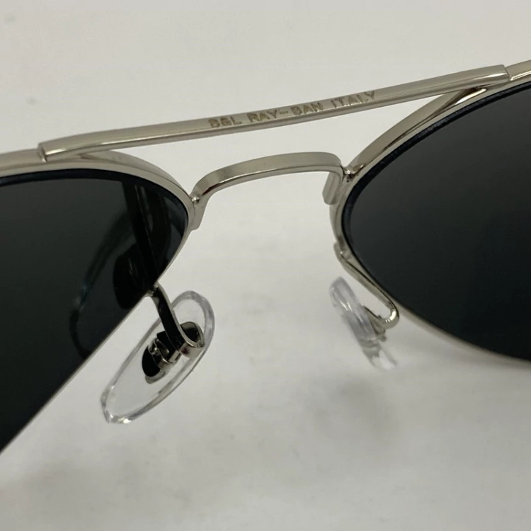 تصویر عینک ریبن خلبانی آینه ای شیشه سنگ با پک کامل اورجینال rayban aviator RB 3026