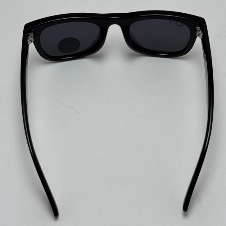 تصویر عینک آفتابی ریبن ویفرر ریورس پلاریزه تمام مشکی به همراه پک کامل ریبن Rayban WAYFARER REVERSE RB 0502S