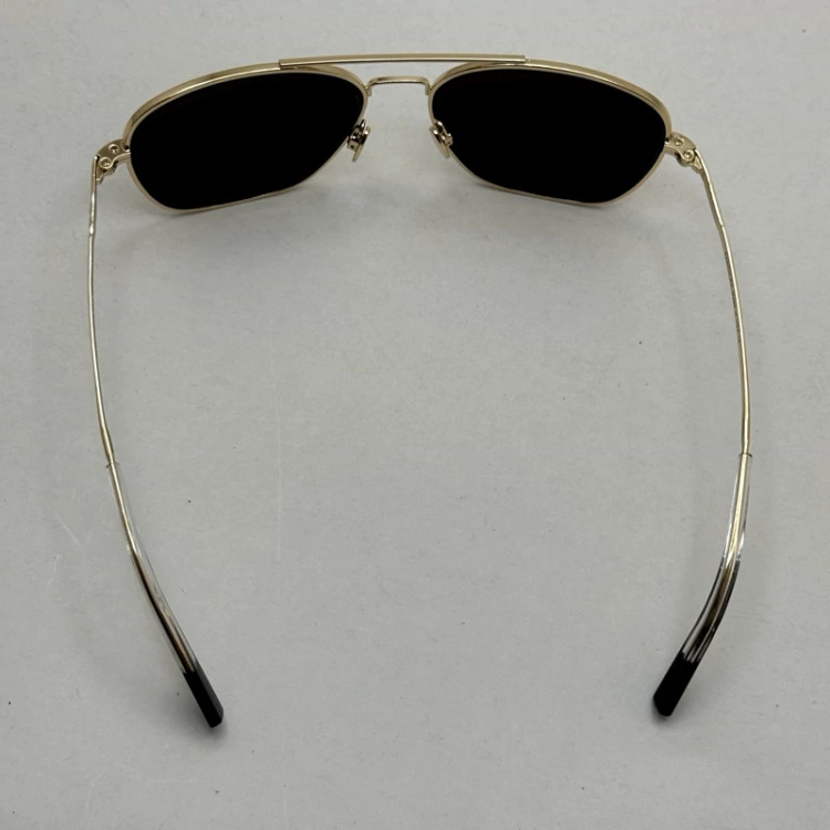 تصویر عینک آفتابی خلبانی رندولف شیشه سنگ آنتی رفلکس مشکی فریم طلایی فول پک RANDOLPH AVIATOR RE 58 24K GOLD