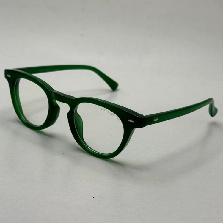 تصویر فریم عینک بلوکات طبی گرد جنتل مانستر ZN 3595 به همراه کاور پارچه ای و دستمال