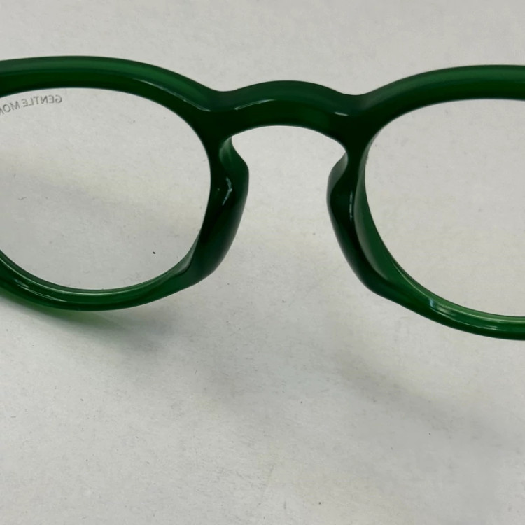 تصویر فریم عینک بلوکات طبی گرد جنتل مانستر ZN 3595 به همراه کاور پارچه ای و دستمال