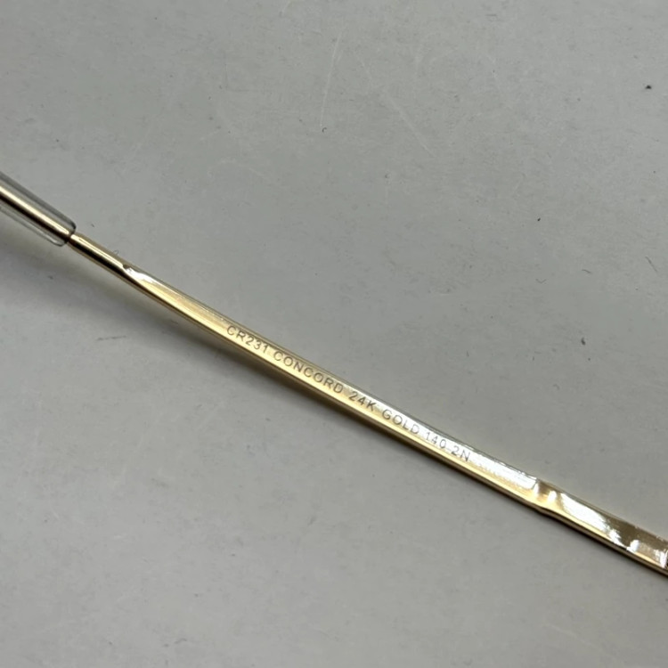 تصویر عینک آفتابی خلبانی رندولف شیشه سنگ مدل کانکورد آنتی رفلکس قهوه ای طلایی فول پک RANDOLPH CONCORD CR 231 24K GOLD