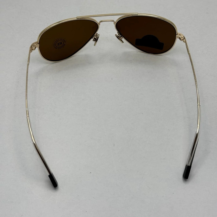 تصویر عینک آفتابی خلبانی رندولف شیشه سنگ مدل کانکورد آنتی رفلکس قهوه ای طلایی فول پک RANDOLPH CONCORD CR 231 24K GOLD