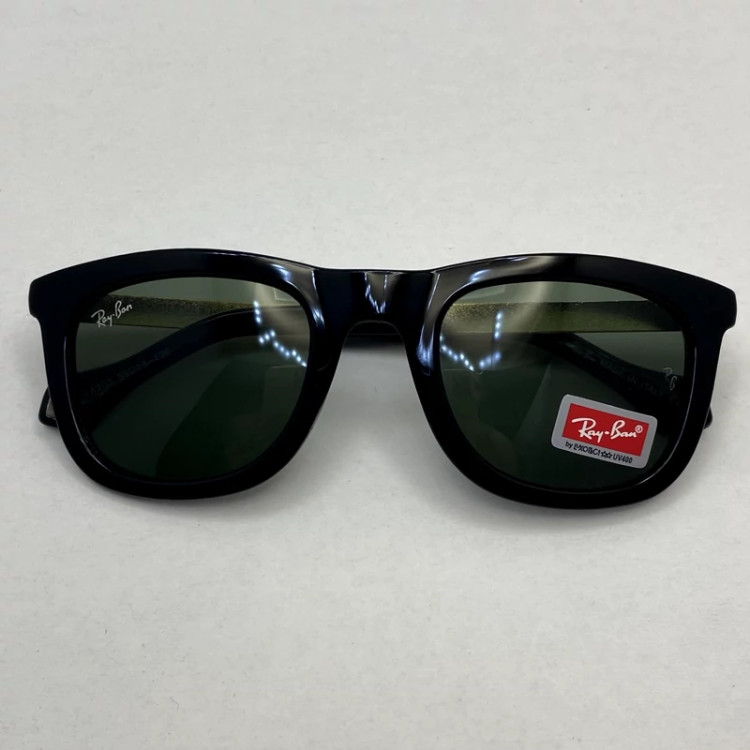 تصویر عینک آفتابی ریبن مستطیلی شیشه سنگ مشکی کد RB 4203