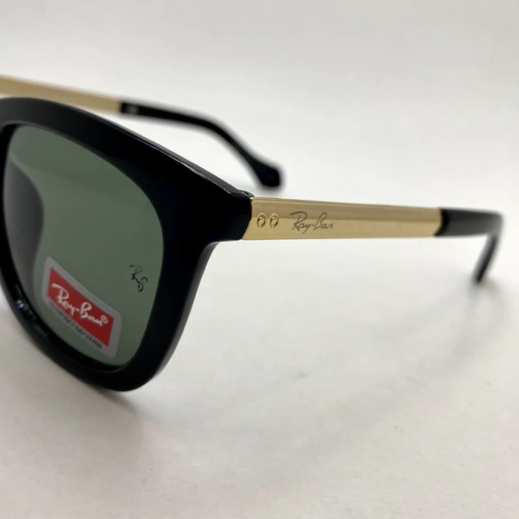 تصویر عینک آفتابی ریبن مستطیلی شیشه سنگ مشکی کد RB 4203