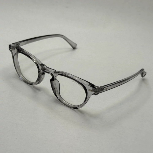 تصویر فریم عینک بلوکات طبی گرد جنتل مانستر طوسی ZN 3595 به همراه کاور پارچه ای و دستمال