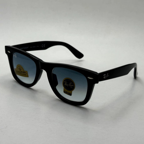 تصویر عینک ریبن ویفرر reyban WAYFARER سایز 50 آبی هایلایت به همراه پک کامل و اچار مخصوص عینک RB 2140