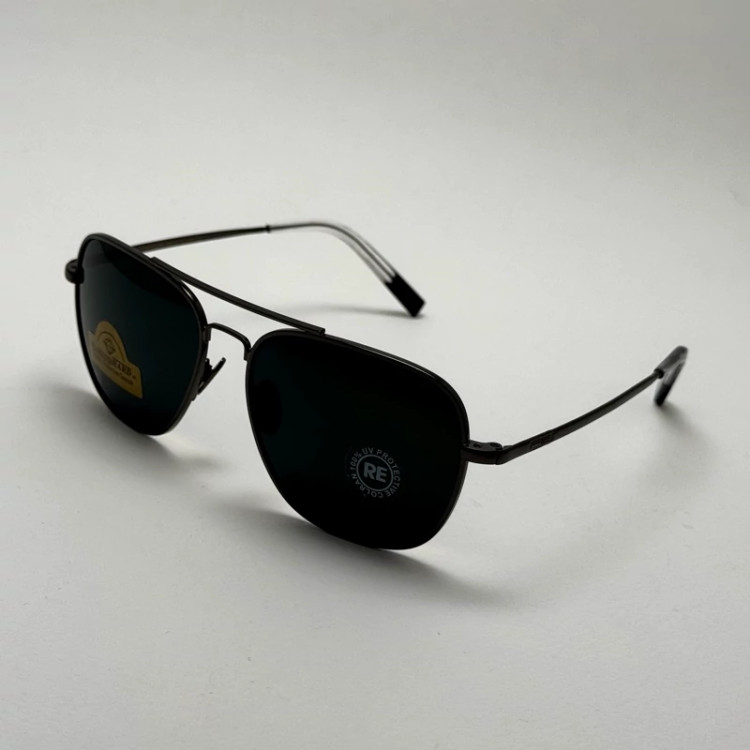 تصویر عینک آفتابی خلبانی رندولف شیشه سنگ آنتی رفلکس مشکی فریم نوک مدادی فول پک RANDOLPH AVIATOR RE 58 24K WHITE GOLD