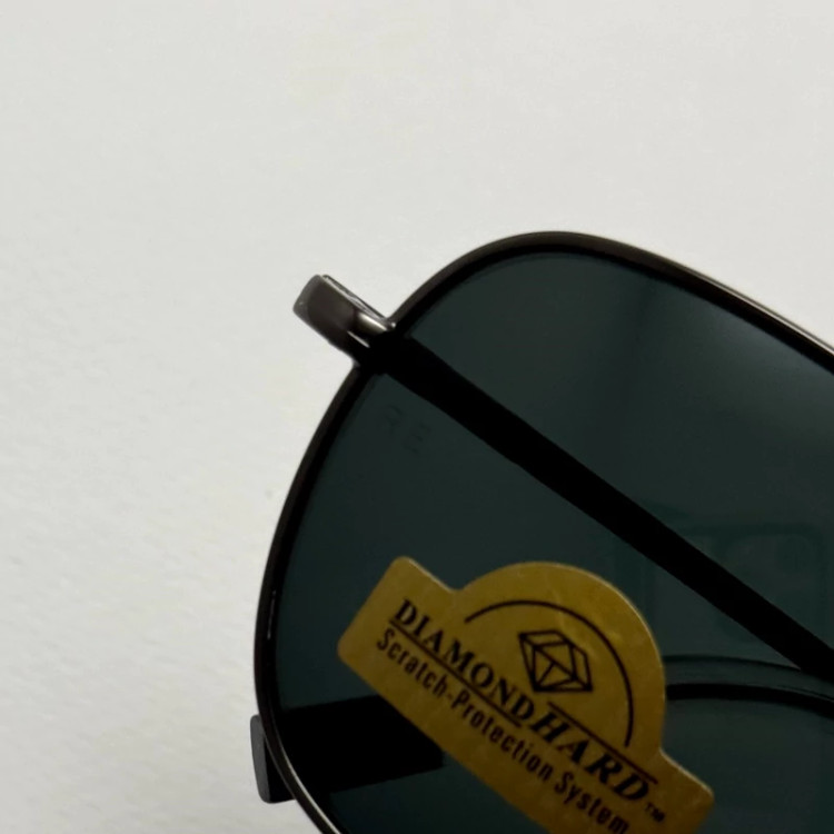 تصویر عینک آفتابی خلبانی رندولف شیشه سنگ آنتی رفلکس مشکی فریم نوک مدادی فول پک RANDOLPH AVIATOR RE 58 24K WHITE GOLD