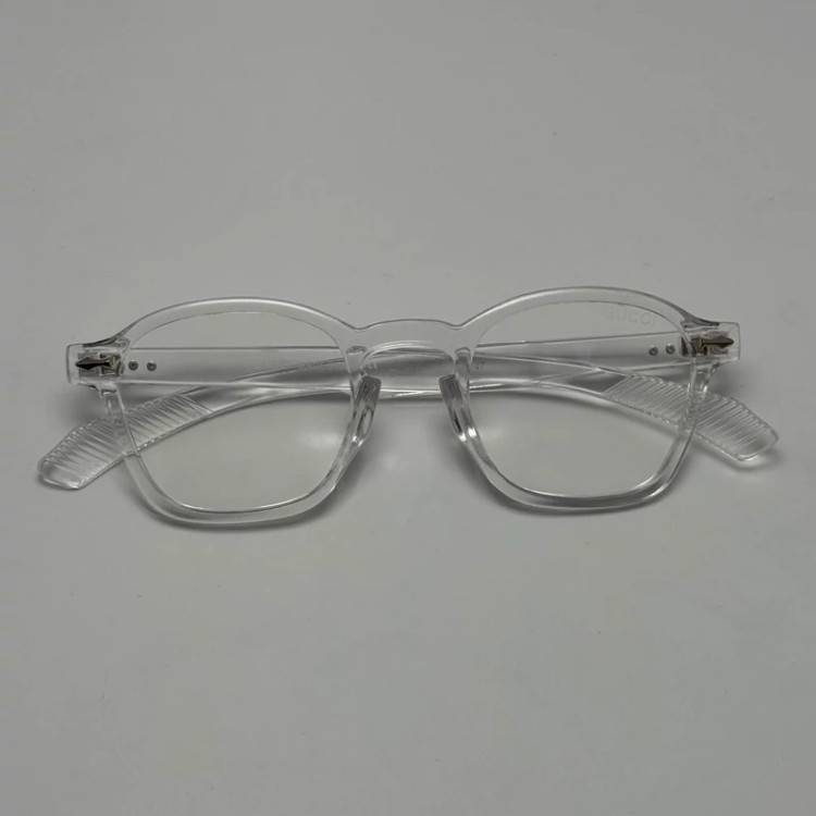 تصویر فریم عینک بلوکات طبی گوچی GUCCI کریستالی شفاف - مخصوص کار با سیستم و موبایل و کامپیوتر - فیلتر نور آبی - ارسال رایگان