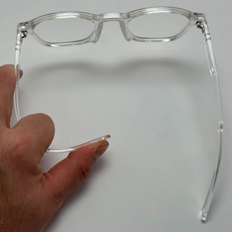 تصویر فریم عینک بلوکات طبی گوچی GUCCI کریستالی شفاف - مخصوص کار با سیستم و موبایل و کامپیوتر - فیلتر نور آبی - ارسال رایگان