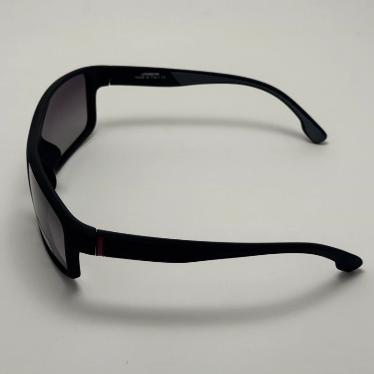 تصویر عینک آفتابی پلاریزه اسپرت کررا CARRERA مشکی مناسب رانندگی به همراه کاور پارچه ای و دستمال نانو مخصوص کد 2218