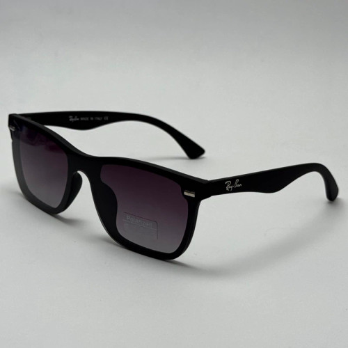 تصویر عینک آفتابی پلاریزه ریبن rayban تمام مشکی کد p2222