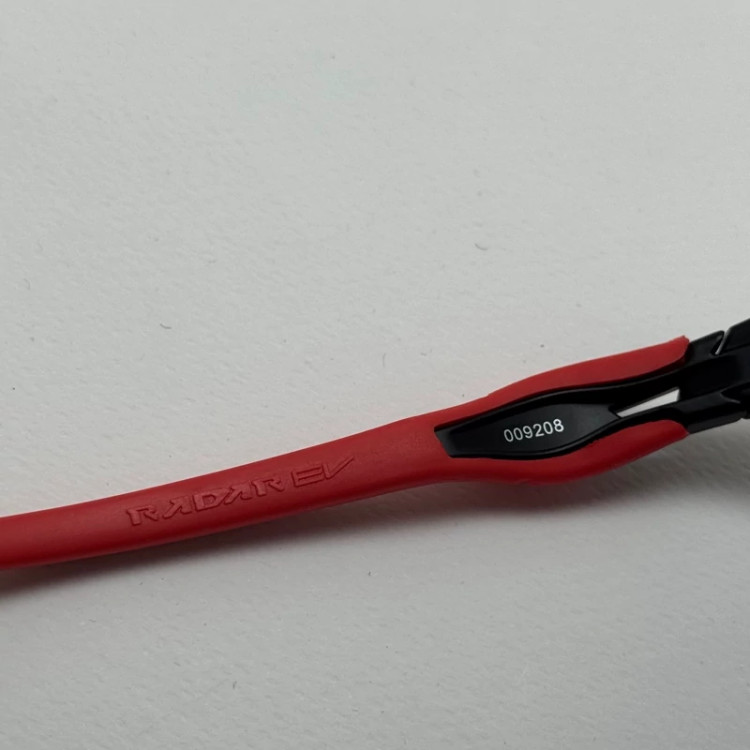 تصویر عینک آفتابی اسپرت اوکلی Oakley مدل Radar EV Path عدسی آتیشی فریم مشکی کد 9208