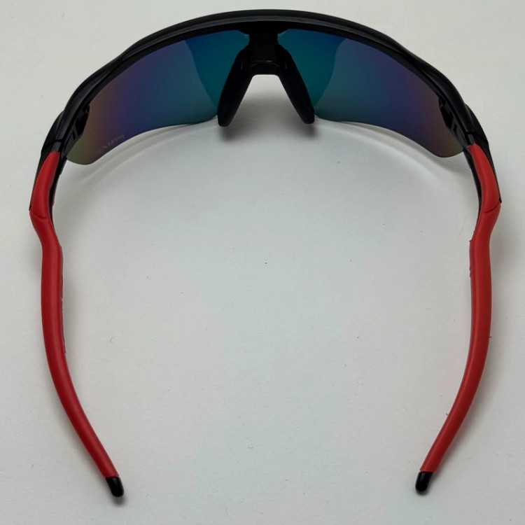 تصویر عینک آفتابی اسپرت اوکلی Oakley مدل Radar EV Path عدسی آتیشی فریم مشکی کد 9208