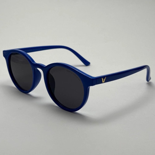 تصویر عینک آفتابی گرد جنتل مانستر GENTEL MONSTER آبی عدسی مشکی کد 3289