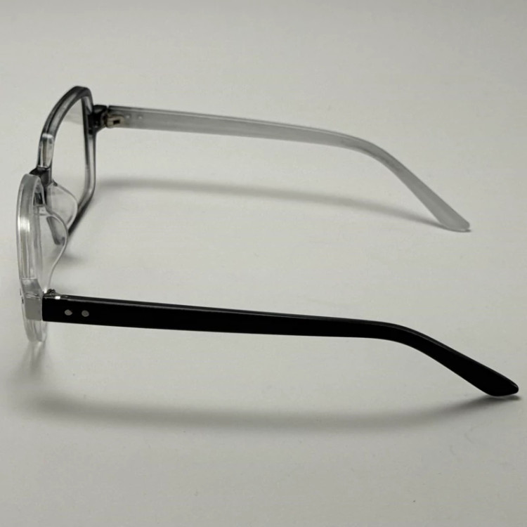 تصویر فریم عینک طبی بلوکات سلین Celine مربع دایره ای سفید مشکی