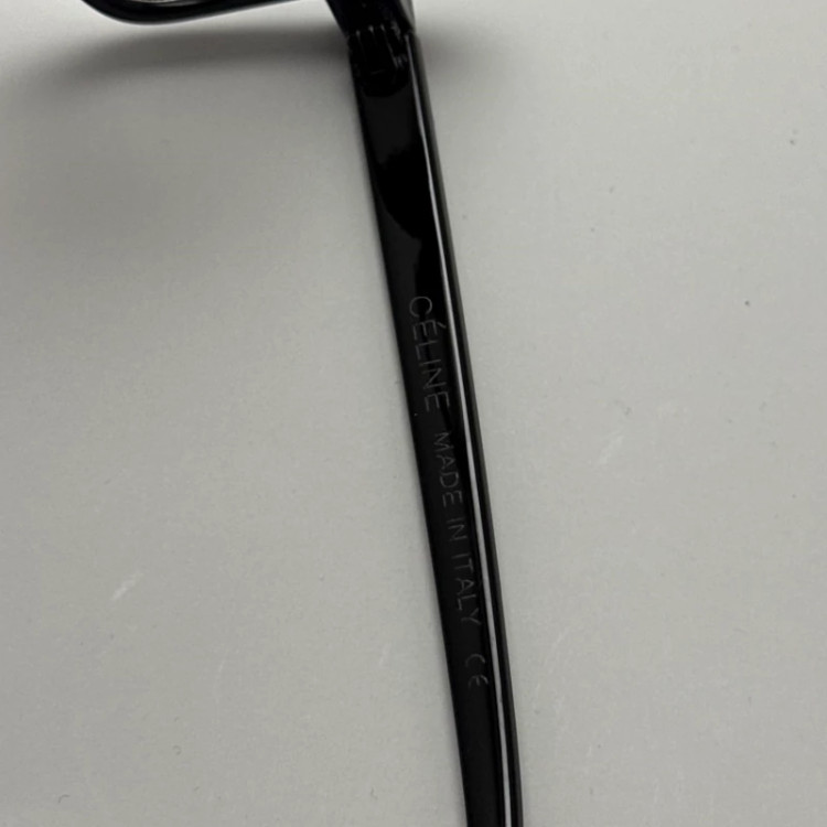 تصویر فریم عینک طبی بلوکات سلین Celine مربع دایره ای تمام مشکی