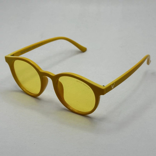 تصویر عینک آفتابی و شب جنتل مانستر گرد رنگ زرد