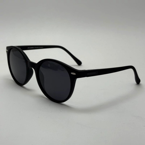 تصویر عینک آفتابی پلاریزه اوگا مورل OGA MOREL گرد تمام مشکی