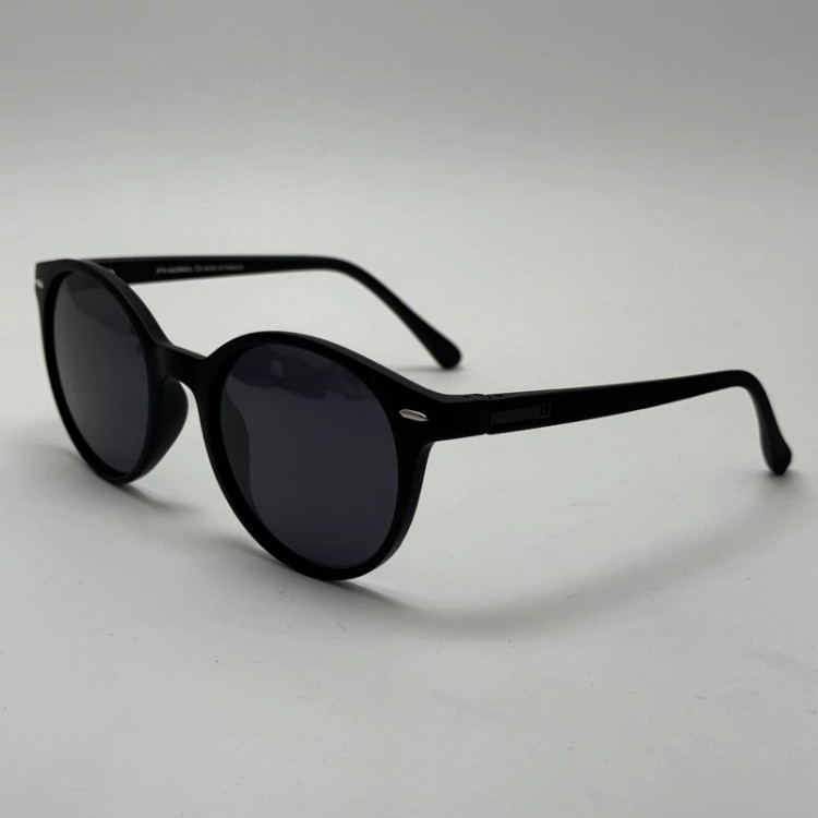 تصویر عینک آفتابی پلاریزه اوگا مورل OGA MOREL گرد تمام مشکی