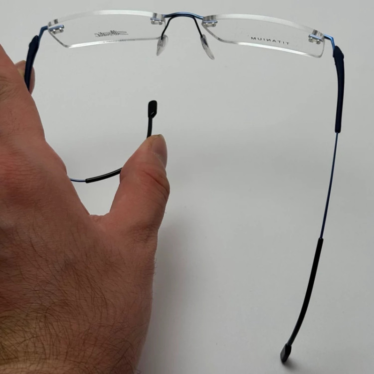 تصویر فریم عینک طبی فریم لس فوق سبک تیتانیومی سیلوئت silhouette